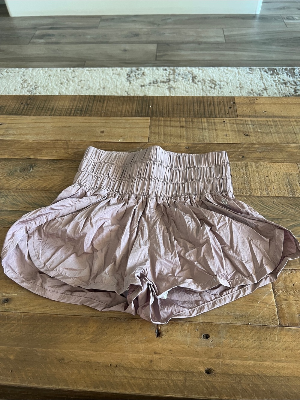 Free People Movement high Waist Pink -Lavender Shorts. Size XSmall.
